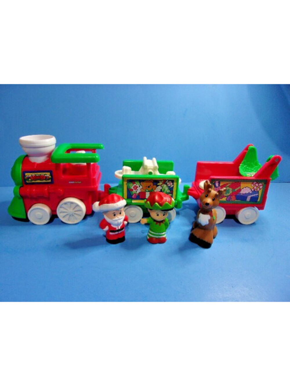 Fisher Price Little People Christmas Musical Train Playset with Figures Working